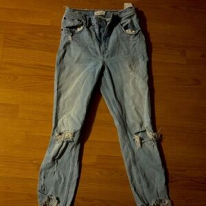 Abercrombie & Fitch Light Blue High Rise Jeans